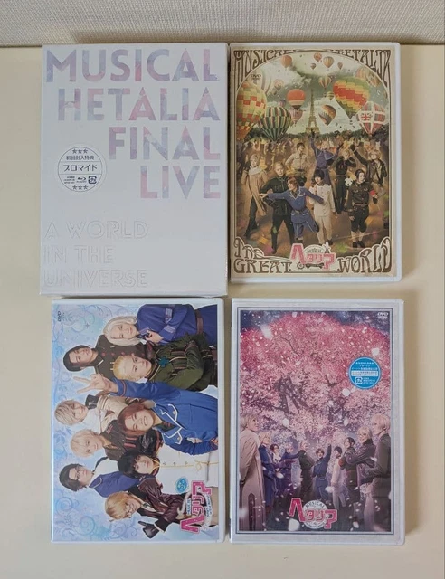 MUSICAL “HETALIA” BLU-RAY DVD 4-piece set EUR 226,47 - PicClick ES