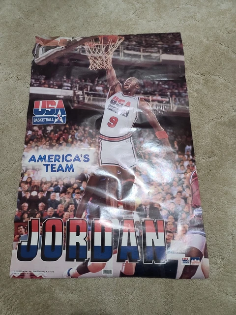 SEALED MICHAEL JORDAN - 1992 Starline USA Basketball Poster