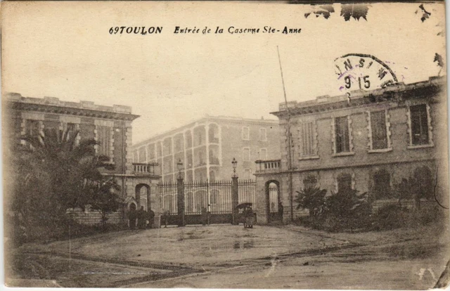 Carte Postale Ancienne CPA Toulon – Caserne Lamer (83 Var) – Noir Et Blanc