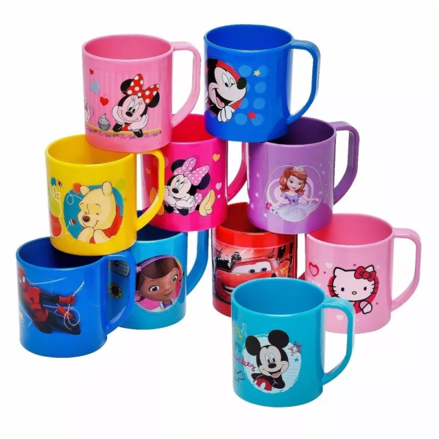 Kinder-Tasse DISNEY MARVEL, Kunststoff 350 ml, versch. Motive zur Auswahl - NEU