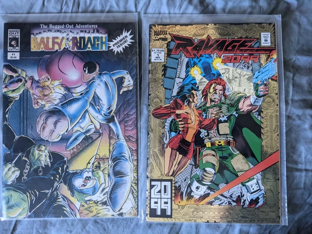 Lot of 4 #1 Comics Ralfy Roach, Ravage 2099,Anima & The Green Hornet (023)