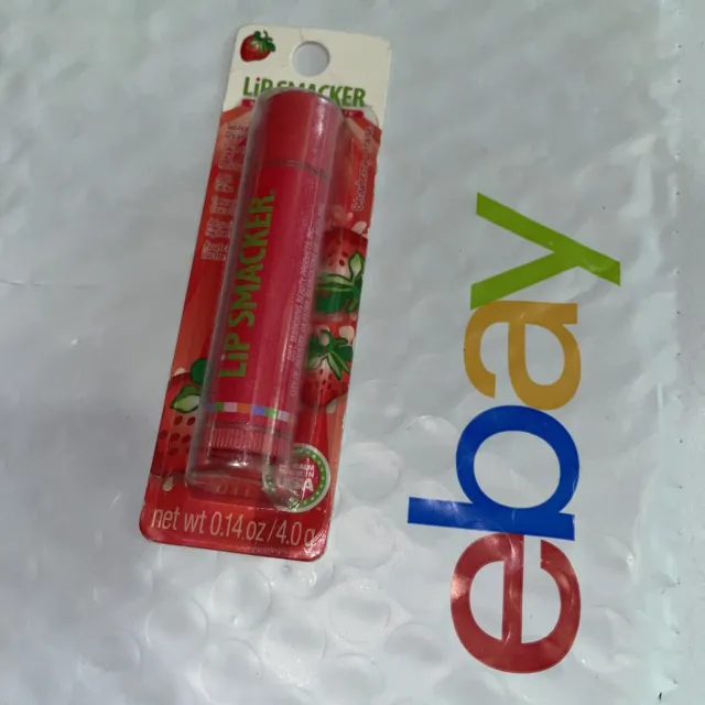 Lip Smacker Strawberry Lip Gloss Moisturizer Shine USA Made SEALED n retail card