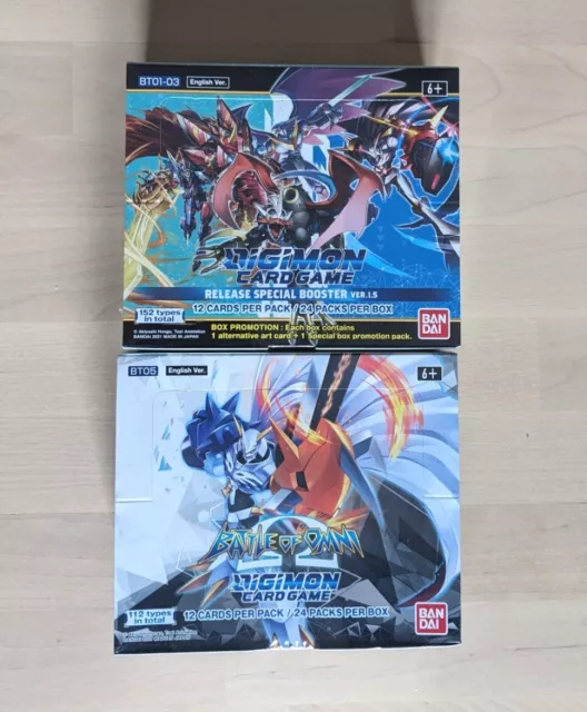Release Special Box 1.5 + Battle Of Omni Sealed -  BT1 BT5 Digimon Card Game ENG