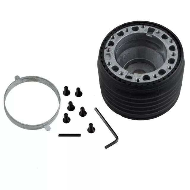 Black Steering Wheel Hub Adapter Boss Kit Fits For Land Rover Defender 36 Spline