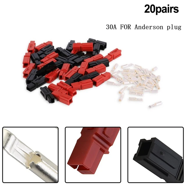 Prise pratique rouge et noir 30 ampères 600 V pour applications marines