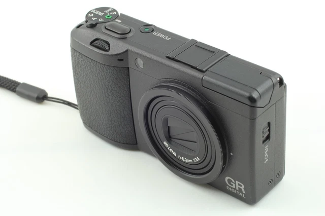 [NEAR MINT in Box] RICOH GR DIGITAL II 10.1MP Digital Camera Black From JAPAN 3