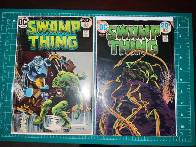 Swamp Thing Lot of 2 Berni Wrightson #6 and 8 DC Comics Bronze Age Horror