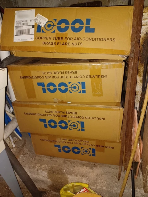 ICOOL Insulated Copper Tube For Air-Conditioners (1/4"+3/8" x 1/2" x 50 ft)