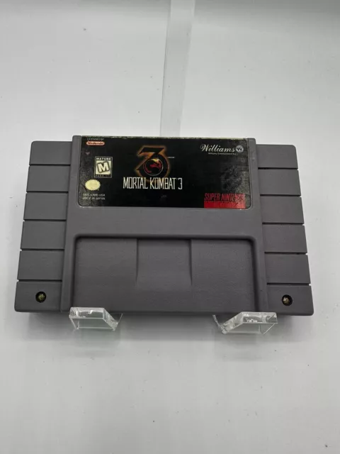 Mortal Kombat 3 (Super Nintendo Entertainment System, 1995) SNES TESTED WORKING