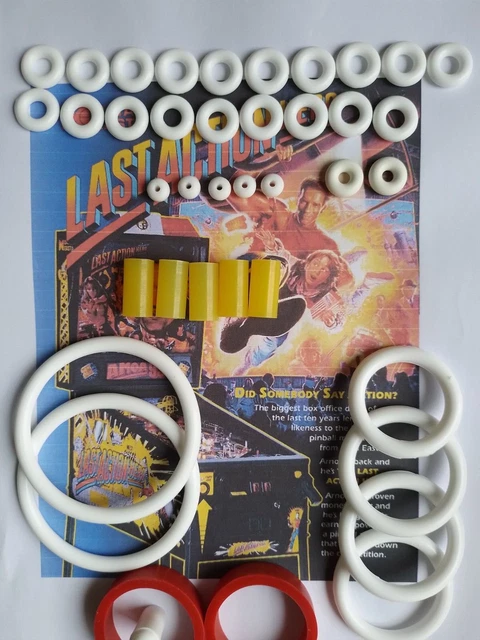 Kit élastiques Caoutchouc Pour Flipper Data East Robocop - Neuf, Pour L'entretien Ou La Restauration De Pinball