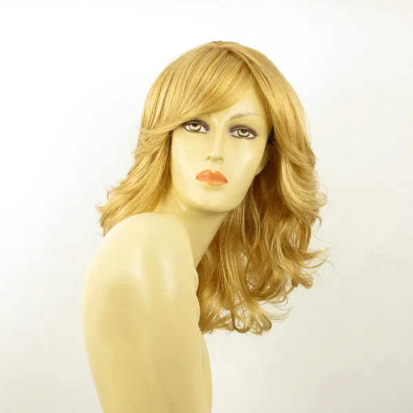 Parrucca donna semi lunga biondo chiaro dorato  CHARLOTTE LG26