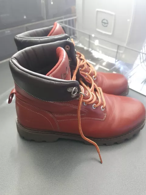 LEE COOPER LEATHER Boots. Reddy Brown. Size 8. Good Condition £10.00 ...