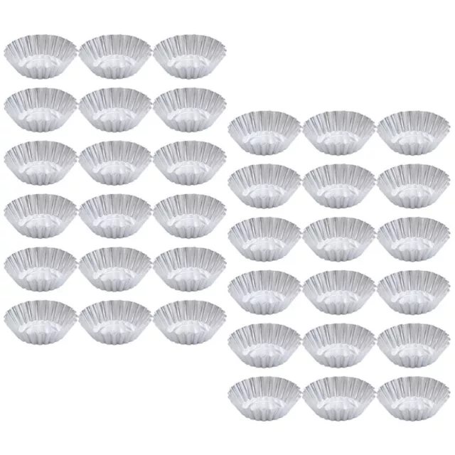 46 Pcs Moule À Gâteau Circulaire Mini-gâteau Aux Oeufs Ménage