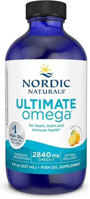 Nordisch Naturals Ultimate Omega-3 2,840mg 8 Fl OZ (Zitrone) Gehirn & Gesundheit