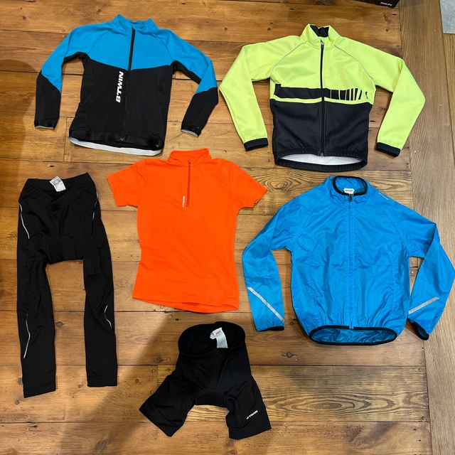 Kids Childs Boys Girls jacket shorts top cycle clothing bundle - Age 9-10 years