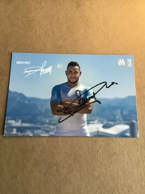 Dimitri Payet,  France 🇫🇷 Olympique Marseille 2018/19 hand signed
