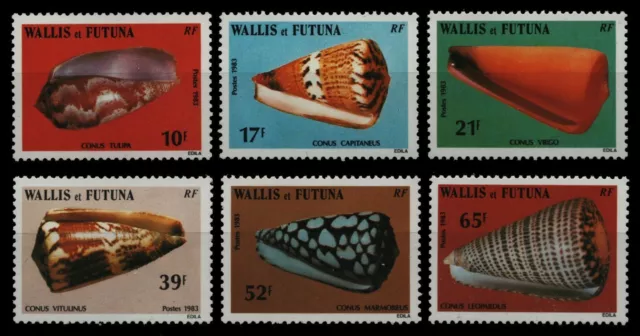 Wallis & Futuna 1983 - Mi-Nr. 448-453 ** - MNH - Meeresschnecken / Marine snails