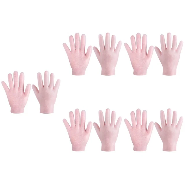 5 paia guanti nutrienti rosa Sebs signorina