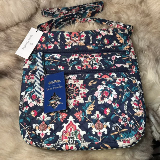 NWT Vera Bradley Triple Zip Hipster Crossbody - Home To Hogwarts - Harry Potter