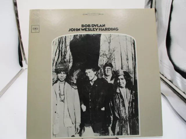 Bob Dylan "John Wesley Harding" LP Record Ultrasonic Clean 1968 EX  c VG+