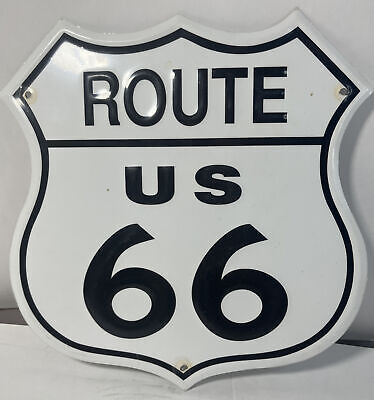 Repo Highway Route 66 Tin Sign US Made Garage Bar Pub Wall Decor