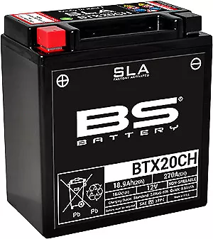 Batería de moto BS Battery SLA BTX20CH