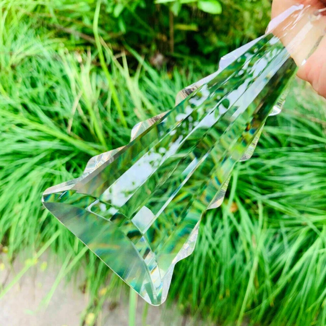Suncatcher Feng Shui Crystal Pendant 120mm Oversized Christmas Water Prism Decor