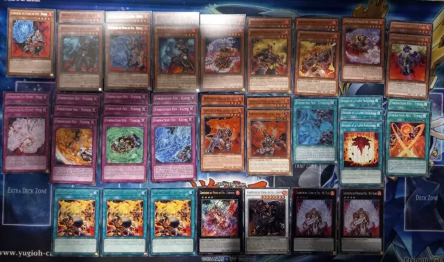 Deck Yu-gi-oh! Prêt À Être Joué Confrérie Du Poing De Feu 44 Cartes Fr