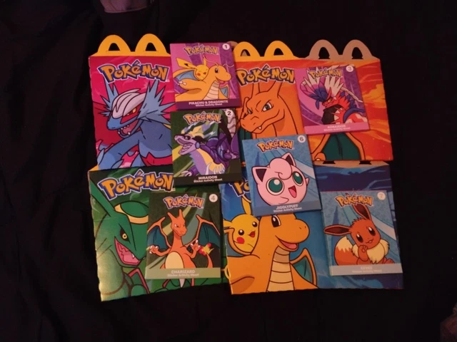 7 UNOPENED 2025 McDonald’s Pokémon Dragon Discovery Cards 1,2,3,4,5,6