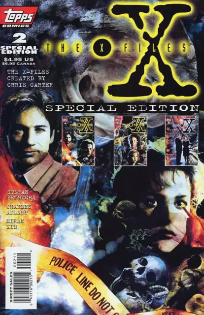 The X-Files #2 Vf / Nm 1995 Special Edition Topps Comics Reprints Issues 4,5,6