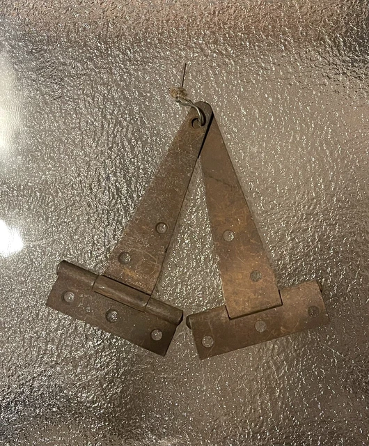 Vintage Heavy Duty Farm/Barn Hinge X2