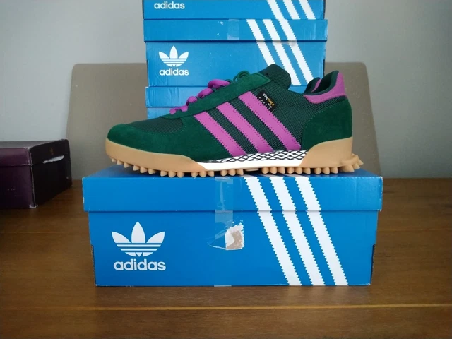 ADIDAS MARATHON TR Collegiate Green Shock Purple Cordura Size UK
