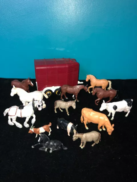 Britains Farm Animals and Horse Trailer