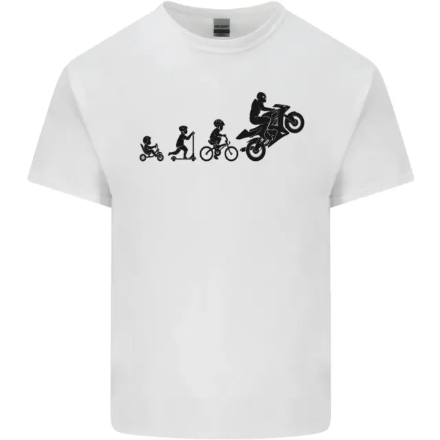 T-shirt moto Evolution divertente biker moto bambini