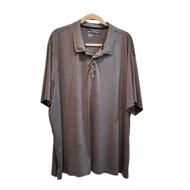 REEBOK GOLF POLO Shirt Men's 6XL Tall Short Sleeve Performance Gray $15 ...