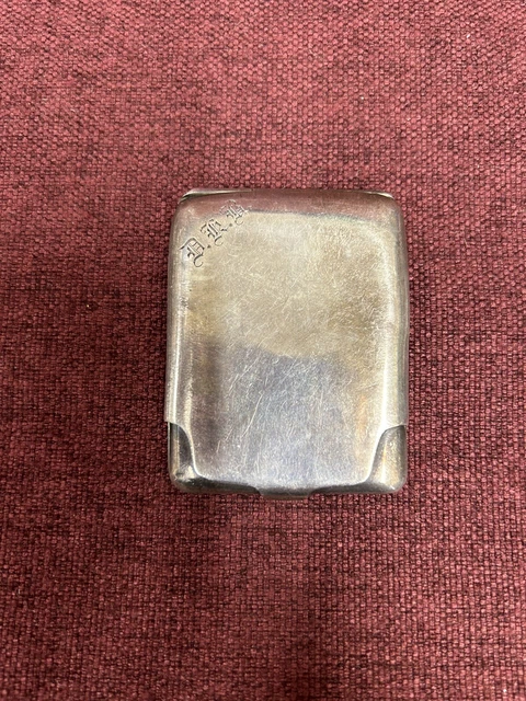 Antique Silver Vesta Match Book Case Birmingham 1929