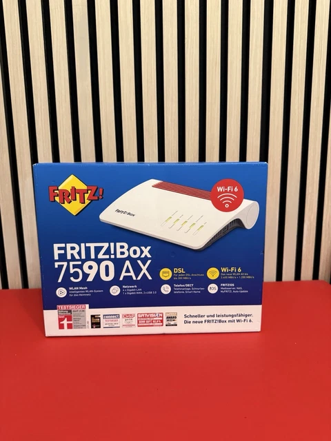 AVM FRITZ!BOX 7590 AX v2 mit Wi-Fi 6 Art.-Nr. 2000 2998 OVP Neu ...