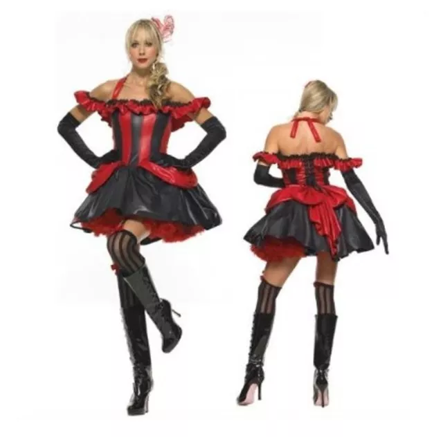 Leg Avenue French Cancan Dancer Womens Sexy Showgirl Dress Roleplaying Costume