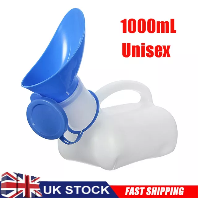 Male & Female Portable Urinal Travel Camping Car Toilet Pee Bottle 1000ml Unisex