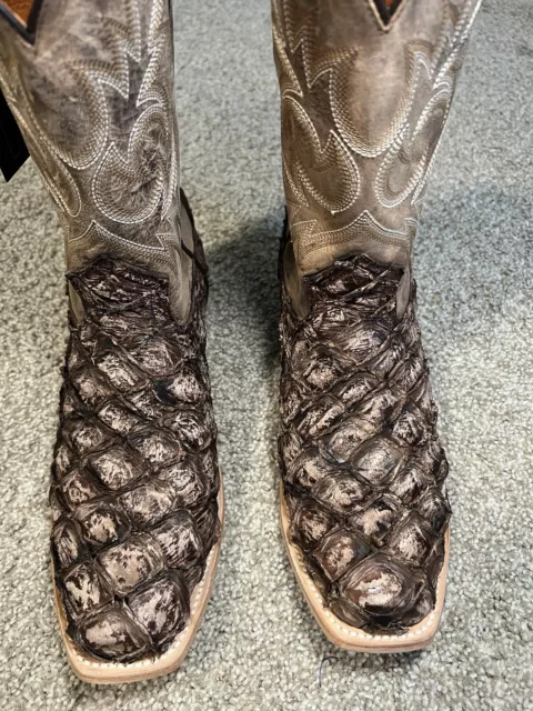 Cody James Pirarucu Genuine Western Boots 10.5D