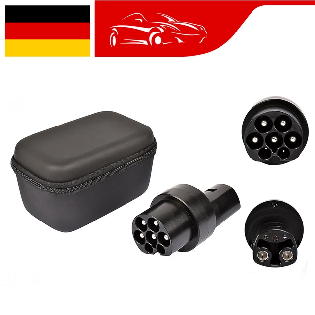Adattatore di ricarica tipo 2 convertitore di carica per Tesla Model S 3 X Y solo corrente continua 200A
