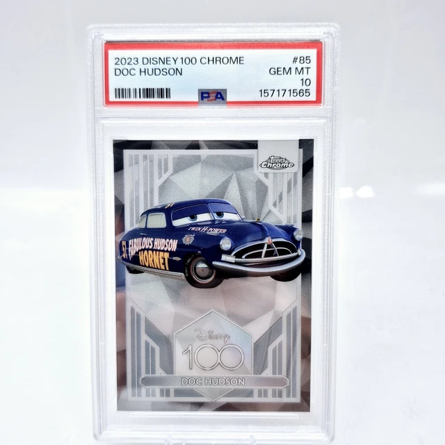 その他 topps chrome disney100 doc hudson PSA9 2023 TOPPS CHROME Disney 100 Doc Hudson #85 PSA 10 Base 1st