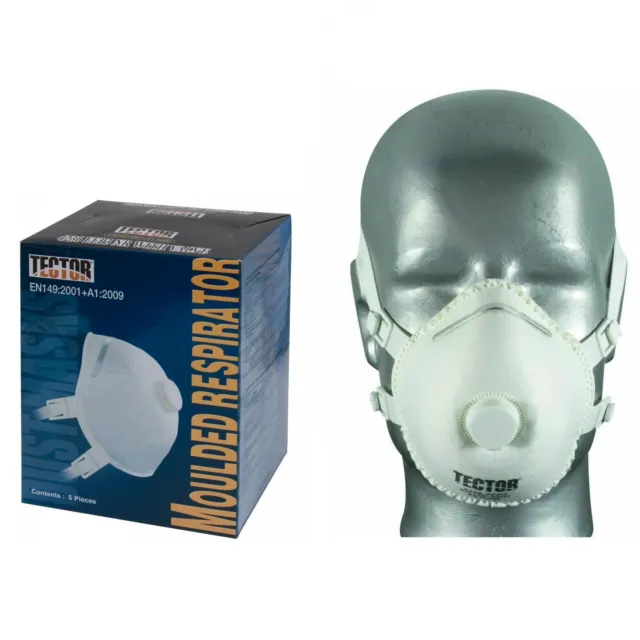 Feinstaubmaske FFP3 mit Ventil nach EN 149 Atemschutz Staubmaske P3 TECTOR