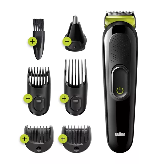 BRAUN ALL-IN-ONE TRIMMER 9-in-1 Beard Trimmer Hair Clipper for Men  MGK3980TS. $54.99 - PicClick