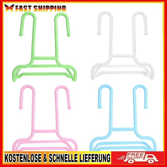 NELNISSA Nellnissa Nellnissa 2-teiliges Multifunktions-Schuhregal aus Kunststoff