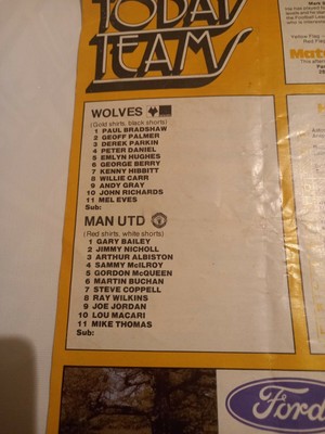 MANCHESTER UNITED V Liverpool April 19th 1971 Programme. £1.00