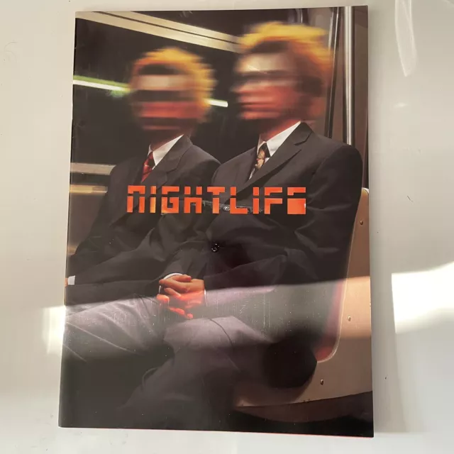 PET SHOP BOYS nightlife 1999 tour programme 24 pages