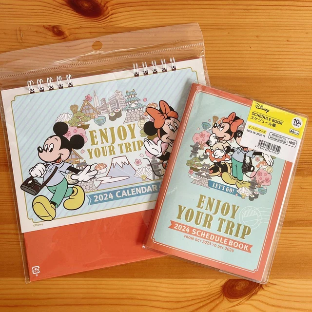 DISNEY CALENDAR SCHEDULE Book Piece Set 2024 48.39 PicClick