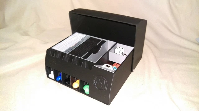 CUSTOM DECK BOX (black/silver) MTG Magic the Gathering One of a Kind USA $20.00 - PicClick CUSTOM DECK BOX (black/silver) MTG Magic the Gathering One of a Kind USA $20.00 - PicClick