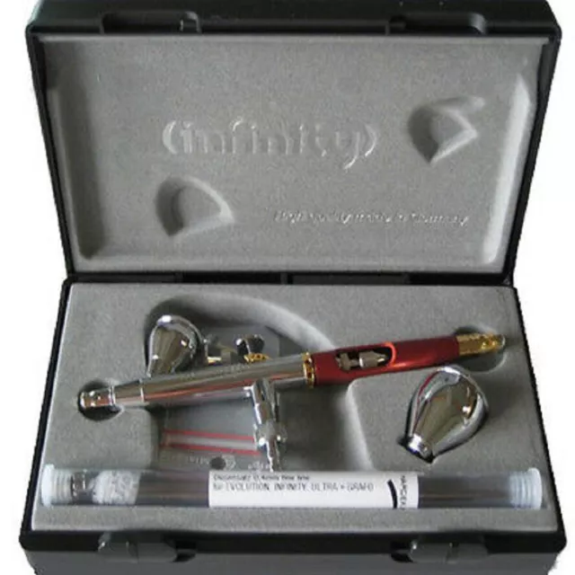 Harder & Steenbeck Infinity CR Plus 2in1 Airbrush 2 Cups with Lids 126544 by SprayGunner